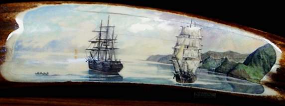 Quiet bay/2 ships: close-up